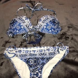 Patterned Swim Suit